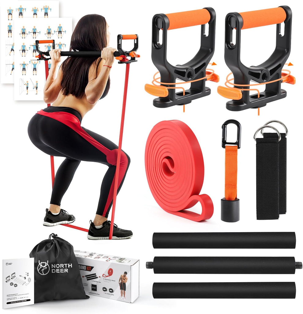 【2025NEW】Resistance Band with Patented Power Handles