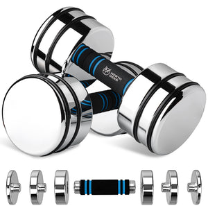 20lb Pair Dumbbells + Connecting Bar (for Candi)